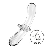 Satisfyer Double Crystal Glass Dildo for Temperature Play DONGS Glass